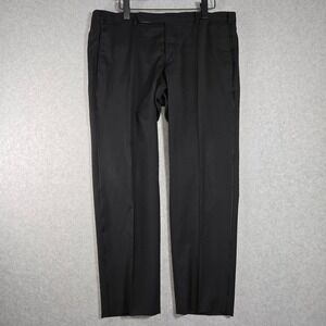 Incotex Slowear Mens Black Slim Fit Pattern S Dress Pants Made in Italy Size 34